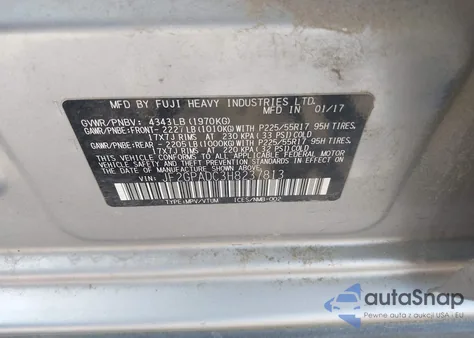 2017 Subaru Crosstrek 2.0I Premium from USA, damaged, VIN JF2GPADC3H8237813